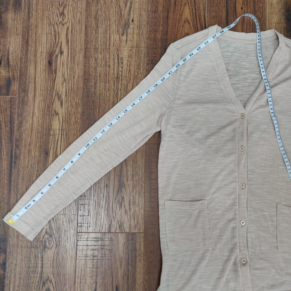 Thin Sheer Long double Pocket Summer Cardigan - Picture 6 of 7